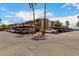 Ample covered parking available in a well-maintained parking lot with mature palm trees at 1645 W Baseline Rd # 2098, Mesa, AZ 85202