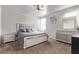Neutral bedroom with carpet, grey walls, and well-lit space at 2614 S 120Th Ave, Avondale, AZ 85323