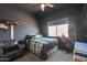 Relaxing bedroom with plenty of space, neutral colors, and view to the outside at 30511 N 162Nd Way, Scottsdale, AZ 85262