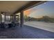 Relaxing outdoor patio with a built in grill and desert landscaping, ideal for enjoying the Arizona sunsets at 30511 N 162Nd Way, Scottsdale, AZ 85262