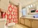 Bathroom with coordinated shower curtain and vanity at 318 S Crismon Rd # 65, Mesa, AZ 85208