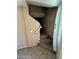 Carpeted staircase that provides access to the upper level of the home with blank walls at 40246 W Hopper Dr, Maricopa, AZ 85138