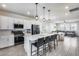 Spacious kitchen featuring a large island, stainless steel appliances, and an open floor plan at 651 N Bay Dr, Gilbert, AZ 85233