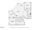 Detailed floor plan showcases the layout, dimensions, and spatial relationships within the house at 7601 E Indian Bend Rd # 3030, Scottsdale, AZ 85250