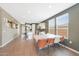 Open dining area with modern table and chairs, connecting seamlessly to the kitchen and living space at 8683 S 165Th Ave, Goodyear, AZ 85338