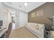 Comfortable office space with ceiling fan, closet, and carpeted floors, perfect for working at home at 8683 S 165Th Ave, Goodyear, AZ 85338