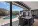 Covered patio with an outdoor dining set at 8732 E Sandalwood Dr, Scottsdale, AZ 85250