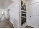 Galley kitchen with stainless steel appliances and white shaker cabinets at 1322 W Flower St, Phoenix, AZ 85013
