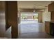 View from the garage through the open door at 14380 W Monte Vista Rd, Goodyear, AZ 85395
