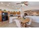 Open concept kitchen that includes a breakfast nook at 1520 N Milly Pl, Casa Grande, AZ 85122
