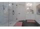 Stylish bathroom with glass shower, modern fixtures, and elegant design at 15421 S 16Th Dr, Phoenix, AZ 85045