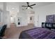 Spacious primary bedroom with ensuite bathroom and ample closet space at 15421 S 16Th Dr, Phoenix, AZ 85045