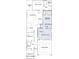 Detailed floor plan showcasing the layout of the home, including bedrooms, bathrooms, kitchen, and living spaces at 17345 W Smoketree Dr, Surprise, AZ 85387