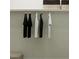 Closet with hanging storage for clothes and overhead storage for boxes at 17403 W Swayback Pass, Surprise, AZ 85387