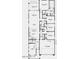 Detailed floor plan showcasing the layout with bedrooms, kitchen, and living spaces at 17633 W Georgia Ave, Litchfield Park, AZ 85340