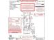 A plot map showing the orientation of the house with lot dimensions at 17633 W Georgia Ave, Litchfield Park, AZ 85340