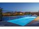 Beautiful backyard pool with mountain views at 18135 W Hope Dr, Goodyear, AZ 85338