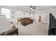 Loft offers a comfortable seating area with views of the downstairs living spaces at 19242 W Pasadena Ave, Litchfield Park, AZ 85340