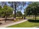 Scenic view of Dobson Ranch park featuring a sign and recreation area at 2309 W Naranja Ave, Mesa, AZ 85202