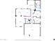 Detailed floor plan showing layout of rooms, including kitchen, living room, bedrooms, and garage at 2405 W Memorial Dr, Anthem, AZ 85086