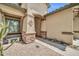 Inviting front entrance with decorative stone accents and a charming desert-landscaped yard at 2405 W Memorial Dr, Anthem, AZ 85086