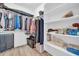Organized walk-in closet with ample shelving and hanging storage space at 2405 W Memorial Dr, Anthem, AZ 85086