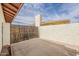 Backyard area with gated entrance at 2605 E Fountain St, Mesa, AZ 85213