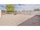 View of desert landscaping in backyard at 2605 E Fountain St, Mesa, AZ 85213