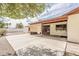 View of a spacious patio with covered area and outdoor bar at 2605 E Fountain St, Mesa, AZ 85213