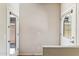 Bright entryway with a tiled floor, a storm door, and a white front door with leaded glass at 4380 E Renee Dr, Phoenix, AZ 85050