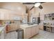 Spacious kitchen with an island, stainless steel appliances, and ample cabinetry at 4560 E Paso Trl, Phoenix, AZ 85050