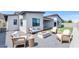 Outdoor patio featuring a seating area around a fire pit at 812 E Summerside Rd, Phoenix, AZ 85042