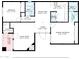 Detailed floor plan illustrating the layout, room dimensions, and overall flow of the home at 8787 E Mountain View Rd # 2100, Scottsdale, AZ 85258