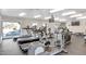 Bright gym with cardio machines, weight training equipment, and wall mounted televisions at 8787 E Mountain View Rd # 2100, Scottsdale, AZ 85258