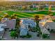 Stunning aerial view of the beautiful home overlooking a lush golf course at 9878 N 79Th Pl, Scottsdale, AZ 85258