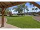 Gazebo and common green space with landscaping in apartment complex at 1111 E Turney Ave # 3, Phoenix, AZ 85014