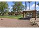 Gazebo and seating area with common green space and landscaping in complex at 1111 E Turney Ave # 3, Phoenix, AZ 85014