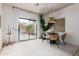 Dining room with outdoor views and modern light fixtures at 12642 N Mountainside Dr # B, Fountain Hills, AZ 85268