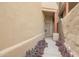 Charming front entrance with a walkway lined with purple flowers and lush greenery at 12642 N Mountainside Dr # B, Fountain Hills, AZ 85268
