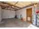 Spacious garage with painted walls and ample storage space at 1622 N 17Th Ave, Phoenix, AZ 85007