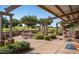 Expansive outdoor patio with comfortable seating, perfect for dining and relaxing while enjoying views at 18226 W Stinson Dr, Surprise, AZ 85374