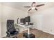 Functional home office setup with modern desk and comfortable ergonomic chair at 2019 W Stella Ln, Phoenix, AZ 85015