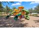 Fun playground area with slides and climbing structures for children to enjoy at 21266 S 213Th Pl, Queen Creek, AZ 85142