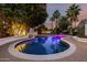 Beautiful backyard pool with mature landscaping and a serene ambiance at 26 W Morten Ave, Phoenix, AZ 85021