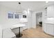 Cozy breakfast nook with built-in seating, stylish lighting, and modern finishes at 3429 E Coolidge St, Phoenix, AZ 85018
