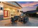 Cozy outdoor seating area with plush cushions and a contemporary design perfect for lounging at 3429 E Coolidge St, Phoenix, AZ 85018