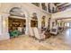 Spacious lobby with comfortable seating and elegant architectural details at 41825 W Mesquite Rd, Maricopa, AZ 85138