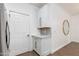 Clean kitchen with white cabinetry, quartz countertops, and stainless steel appliances at 5401 E Van Buren St # 1004, Phoenix, AZ 85008