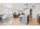 A modern living space showing both the kitchen and dining area, perfect for entertaining at 8315 E Devonshire Ave, Scottsdale, AZ 85251