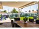 Outdoor patio with games and seating, perfect for entertaining and enjoying the outdoors at 8315 E Devonshire Ave, Scottsdale, AZ 85251